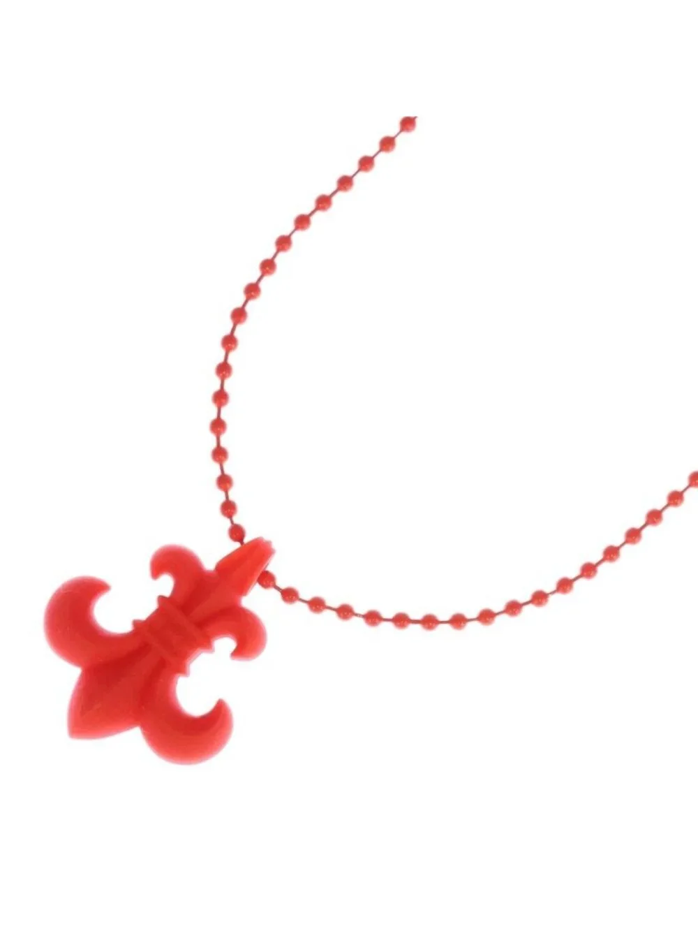 Chrome Hearts Rubber BS Fluer Flare Silicone Necklace